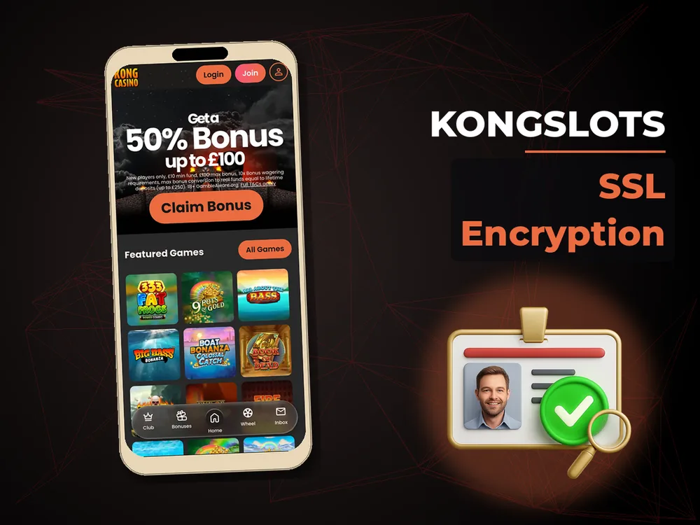 Kongslots - SSL Encryption