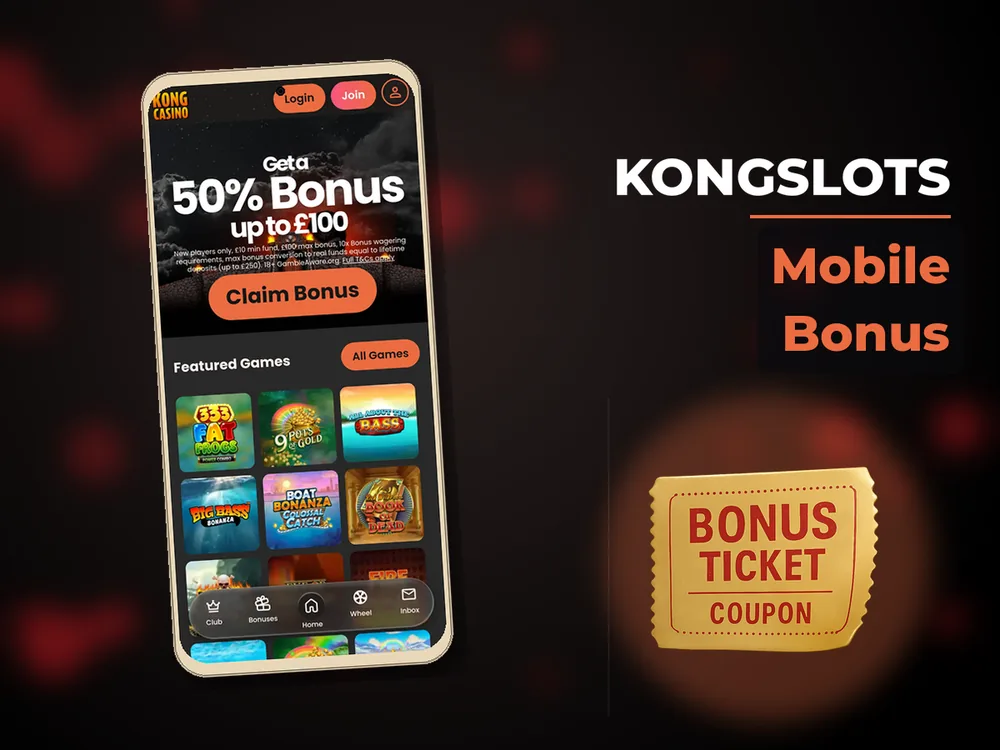 Kongslots - Mobile Bonus